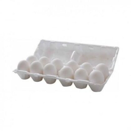 Packed White Eggs 12